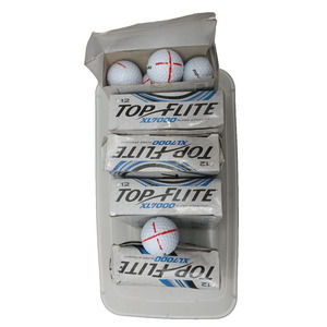 [5 BOXES] Top Flite XL7000 golf balls 12 per Box - WHITE with RED "X"‎ on Balls